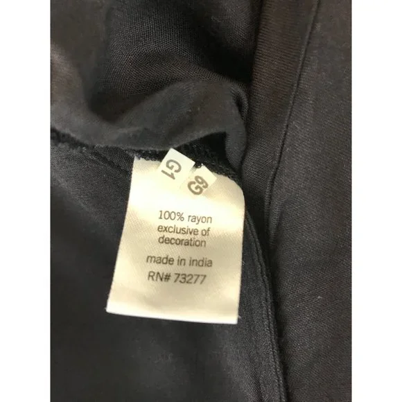 New Sonoma Solid Drawstring Waist Wide Leg Crop Pants Jumpsuit Small - Picture 7 of 8